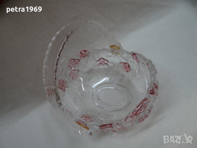 Стъклена кошница WALTHER - GLAS Carmen SATIN ROSE, снимка 2 - Други - 39648962