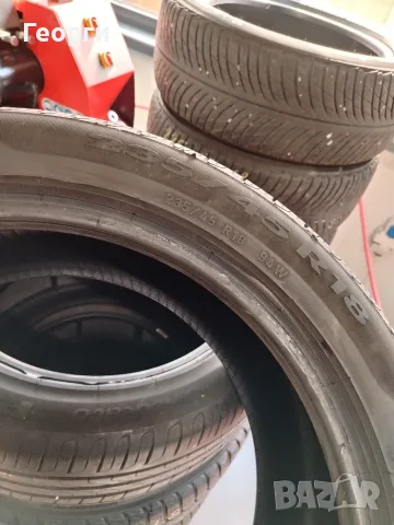 2бр.летни гуми 235/45/18 Pirelli, снимка 8 - Гуми и джанти - 56343236