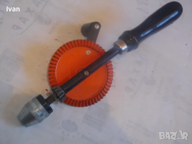 350мм НОВА ф6мм МАЛКА НЕМСКА ФРГ РЪЧНА ДРЕЛКА МАТКАП СТАРОТО КАЧЕСТВО ОТЛИЧНА SCHRODER WEST GERMANY, снимка 8 - Други инструменти - 48385319