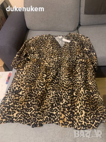 Ежедневна дамска рокля с деколте и волани на нива размер 3XL, снимка 8 - Рокли - 40845347