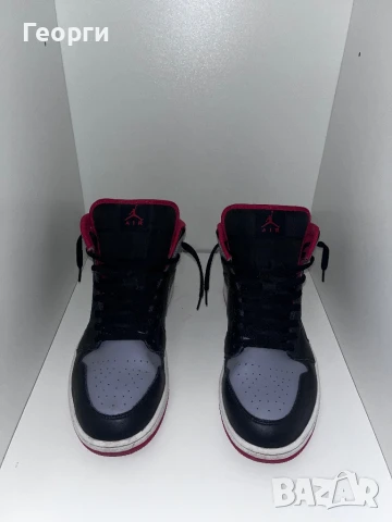 Air Jordan 1 Mid, снимка 2 - Маратонки - 50716108