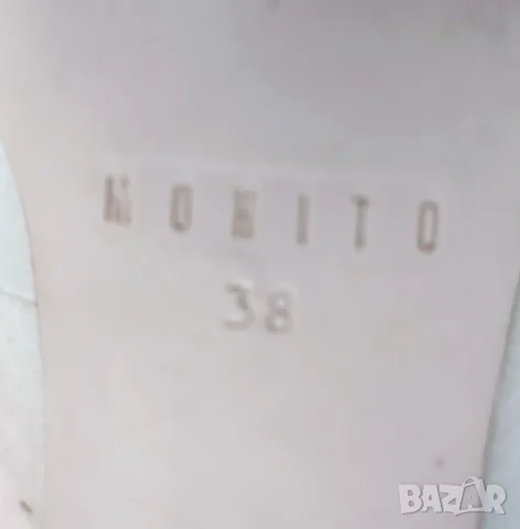 БЕЖОВИ ОБУВКИ С ВИСОК ТОК  MOHITO, снимка 3 - Дамски обувки на ток - 55911955