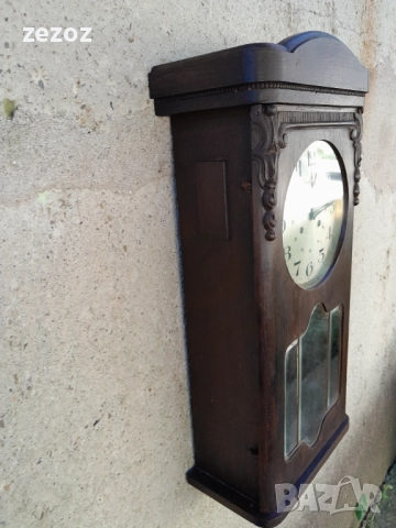 Часовник стенен UNGHANS антикварен, снимка 5 - Стенни часовници - 52277079