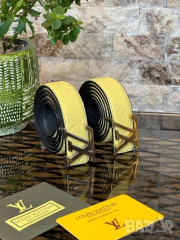 колани от естествена кожа в кутия louis vuitton , снимка 3 - Колани - 50970175