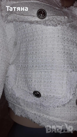 Късо сако, тип букле ХЛ, снимка 3 - Сака - 53356287