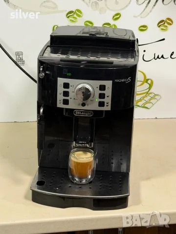 Кафемашина кафе автомат delonghi magnifica S с гаранция, снимка 4 - Кафемашини - 56015351