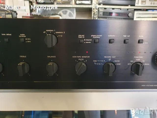 Усилвател Harman / Kardon PM655 Vxi Две по 90 вата на 8 ома. В отлично техническо и визуално състоян, снимка 4 - Ресийвъри, усилватели, смесителни пултове - 49218082