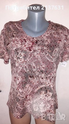 НОВА с Етикет ДАМСКА БЛУЗА от Испания  - Размер L, снимка 1