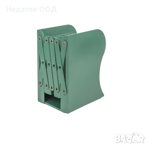  Книгоразделител, разтегателен, зелен, 20 32x15x19,5 см, снимка 3 - Ученически пособия, канцеларски материали - 44740091