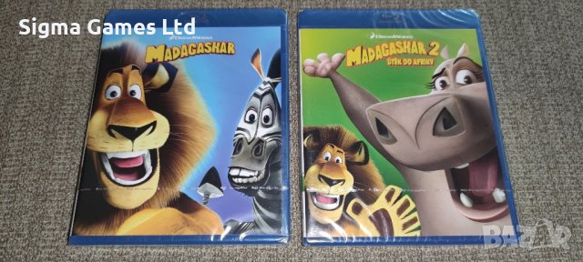 Blu-ray-Madagascar 1-Madagascar 2
