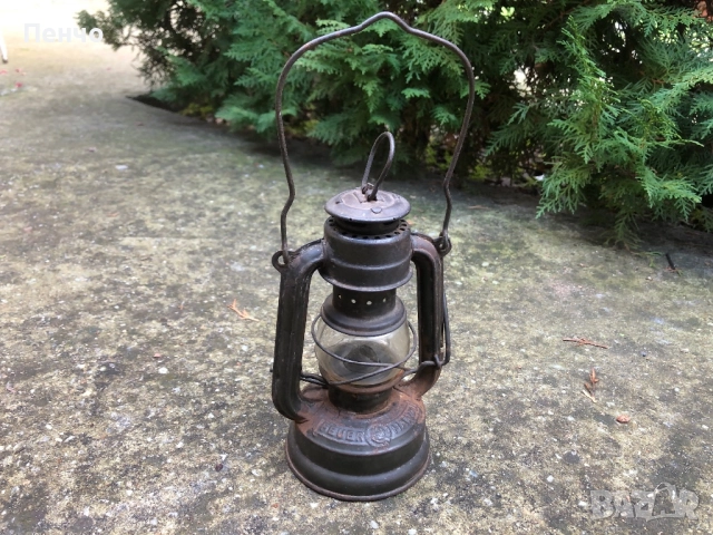 стар немски военен фенер "FEUERHAND №75 ATOM" - WEHRMACHT - WWII - ОРИГИНАЛ, снимка 7 - Антикварни и старинни предмети - 50558987