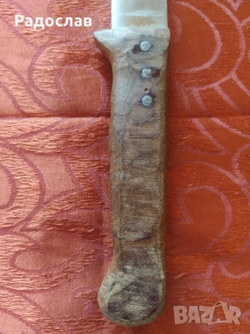 касапски нож ,, Сърп и чук " В. Търново , снимка 7 - Прибори за хранене, готвене и сервиране - 53840669
