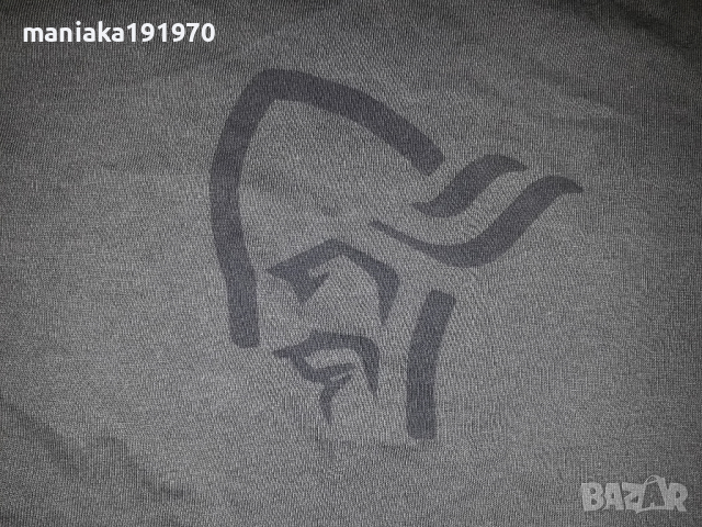 Norrona Cotton Logo T-Shirt (ХS) спортна тениска, снимка 2 - Тениски - 36165522
