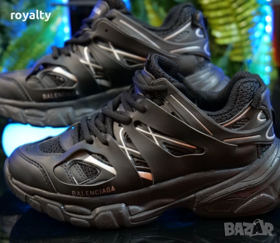 Мъжки маратонки Balenciaga track Цвят- Черно, снимка 5 - Маратонки - 51631124