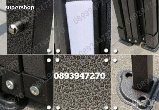 Промоция!Сгъваема шатра, тип хармоника. Три размера, 5 цвята. Непромокаемо платнище, снимка 14 - Градински мебели, декорация  - 39391089