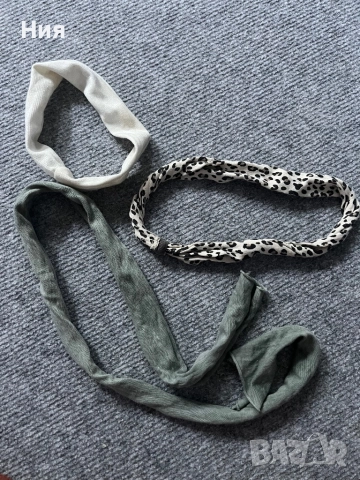 Скрънчита, ленти за коса и ластици, снимка 4 - Аксесоари за коса - 51659112