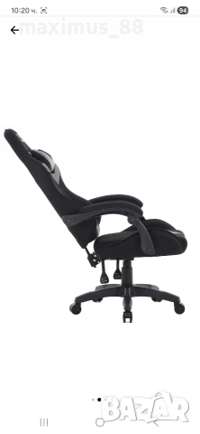 Геймърски стол от плат EXTREME XTR Тъмно сив, снимка 5 - Столове - 53744698