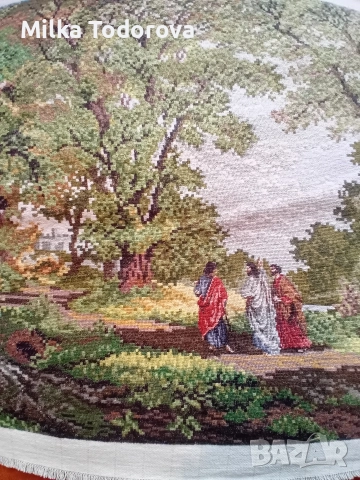 ПЕРФЕКТНО УШИТ ГОБЛЕН , снимка 2 - Гоблени - 52996878