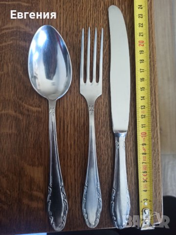 Комплект прибори за хранене, 18 части, снимка 1