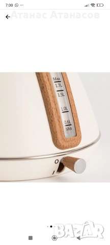 Електрическа кана Retro CREATE, капацитет 1,7 литра, снимка 2 - Кани - 52980592