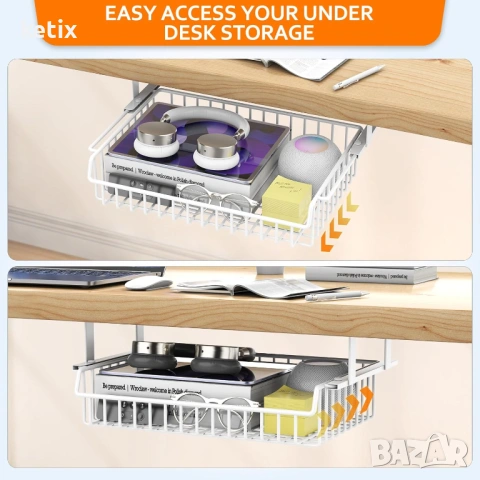 Метален органайзър,подвижен,бял, снимка 3 - Други стоки за дома - 53666303