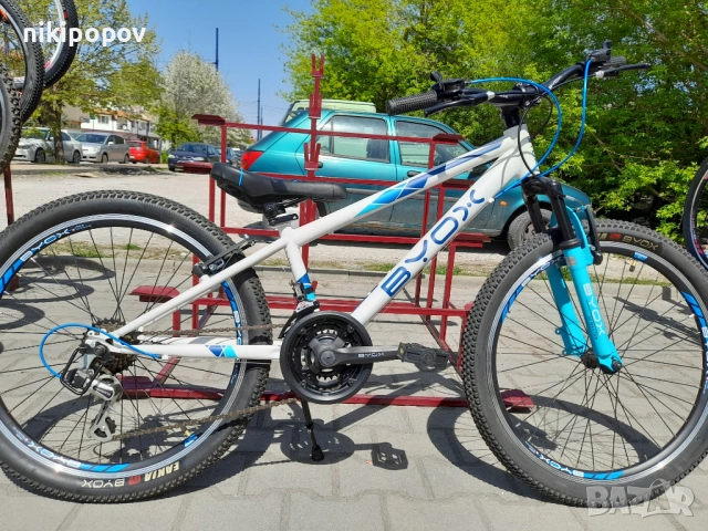 BYOX Велосипед 24" MASTER бял, снимка 12 - Велосипеди - 53848575
