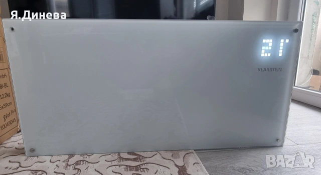 Стъклен конвектор Klarstein 2000w 