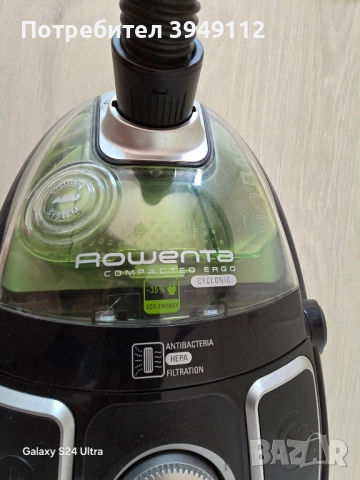 Прахосмукачка Rowenta compacteo ergo cyclonic, снимка 5 - Прахосмукачки - 51691895