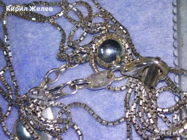 STEFANI ST. JACQUES Италианско МАРКОВО БУТИКОВО ФЕШЪН АРТ КОЛИЕ СРЕБРО 925 ЧАСТ от КОМПЛЕКТ 37458, снимка 11 - Колиета, медальони, синджири - 40576068