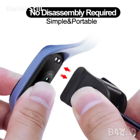 Зарядно устройство за ВСИЧКИ Xiaomi Band 9/8/7/6 Pro /Redmi Watch 3/Watch2 Lite/Redmi Smart Band Pro, снимка 5 - Смарт гривни - 43112357