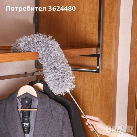  четка за прах комплект с 3 приставки и телескопична дръжка  4200, снимка 4 - Мопове, кофи, четки и метли - 53536968