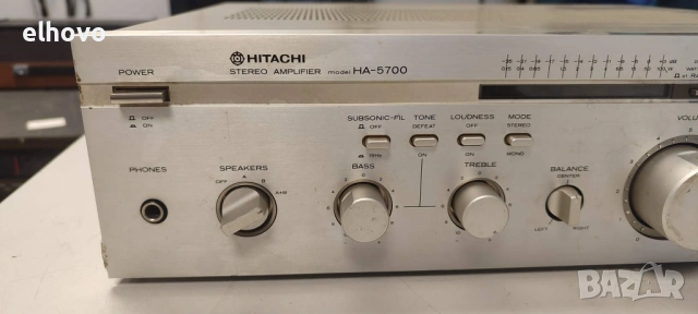 Стерео усилвател Hitachi HA-5700, снимка 8 - Ресийвъри, усилватели, смесителни пултове - 53507633