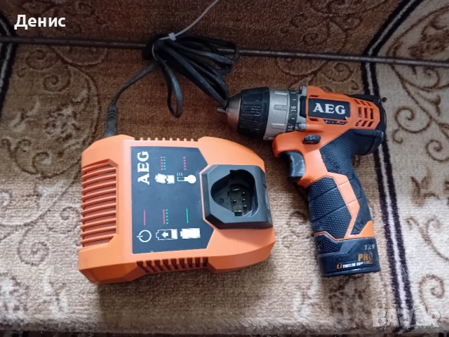 Винтоверт Aeg 12v 