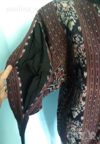 Яке или сако в етно стил "Bum Shaka" / голям размер, ръчна изработка , снимка 5 - Якета - 40999050