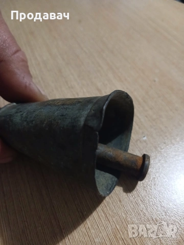 РАБОТЕЩ Звънец с дефект, снимка 4 - Антикварни и старинни предмети - 53772185