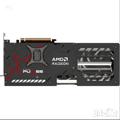 Видео карта Sapphire Pulse RX 9070 XT 16GB Нова 36м. Гаранция, снимка 2 - Видеокарти - 55773735