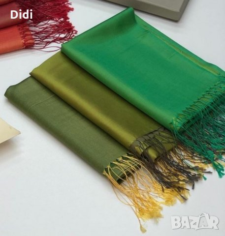Шалове 100% сатен, снимка 4 - Шалове - 35867919