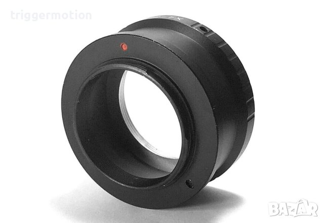 ОТЛИЧЕН! M42-FX Адаптор (преходник) за обектив M42 към Фуджи FX Камера, снимка 2 - Обективи и филтри - 41412669