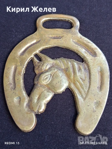 ВИНТИДЖ КОНСКИ МЕДАЛЬОН АНГЛИЯ РЯДЪК ЗА КОЛЕКЦИОНЕРИ 22927, снимка 3 - Други ценни предмети - 51195027