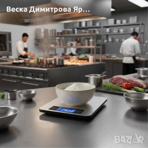 Кухненска електронна везна Luigi Ferrero Prima FR-110I – инокс платформа, 10kg, точност до 1g, снимка 2 - Други стоки за дома - 52529871