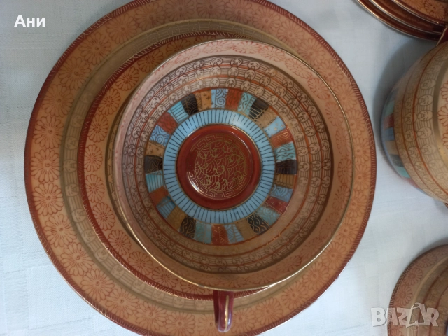 Японски сервиз за чай 1000 буда, снимка 3 - Сервизи - 52134018