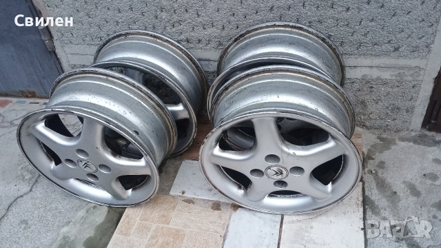 Джанти алуминиеви 15' ; 4х108; отвор 65,1; ЕТ 18; j6- 4бр.за CITROEN, снимка 8 - Гуми и джанти - 52967702