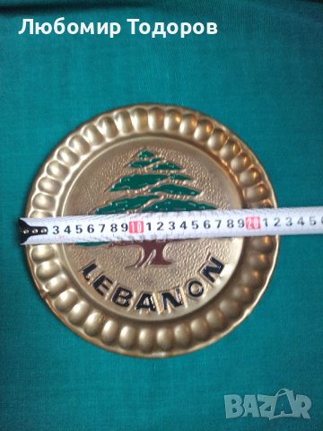 Бранзова чиния за стена, снимка 4 - Други ценни предмети - 41227961