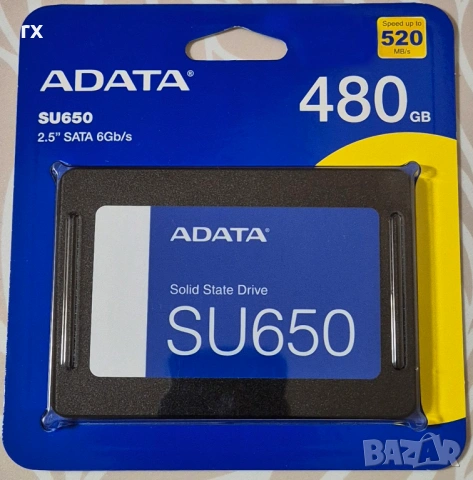 SSD 480GB ADATA SU650 SATA 