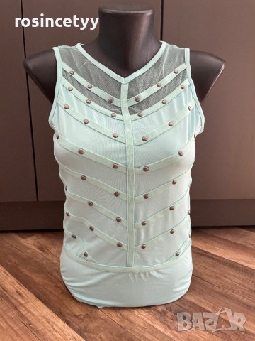 Синьо боди, снимка 3 - Корсети, бюстиета, топове - 40081244