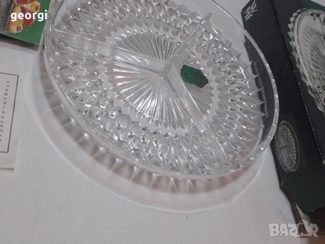 Немски кристален ордьовър  WMF    11/3, снимка 3 - Прибори за хранене, готвене и сервиране - 33933476