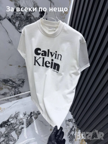 Calvin Klein Мъжка Тениска👕Мъжка Блуза С Къс Ръкав Келвин Клайн - Различни Цветове Код A1281, снимка 3 - Тениски - 53530883
