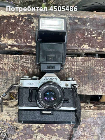 Фотоапарат Canon AE-1, снимка 1
