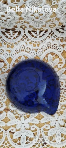 Синя купичка за ядки, снимка 5 - Чинии - 49728757