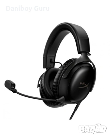Гейминг слушалки HyperX - Cloud III, черни